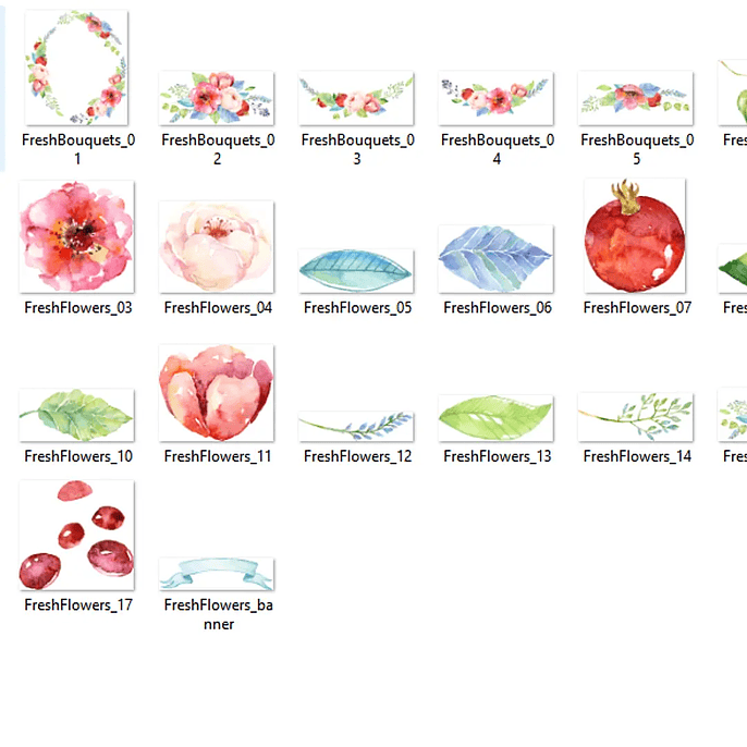 Kit Digital Flores Frescas 2