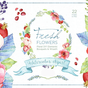 Kit Digital Flores Frescas