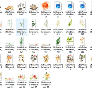 Kit Digital Animais da Floresta