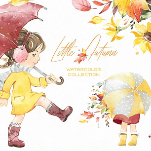 Kit Digital Menina No Inverno