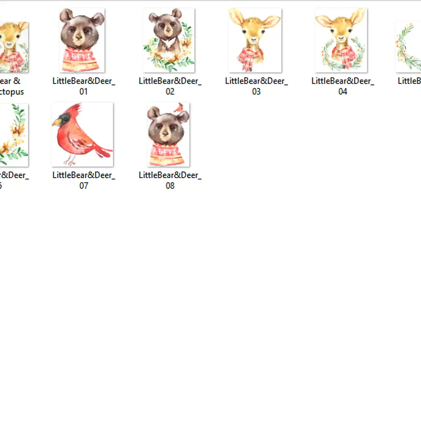 Kit Digital Cervo E Urso 2