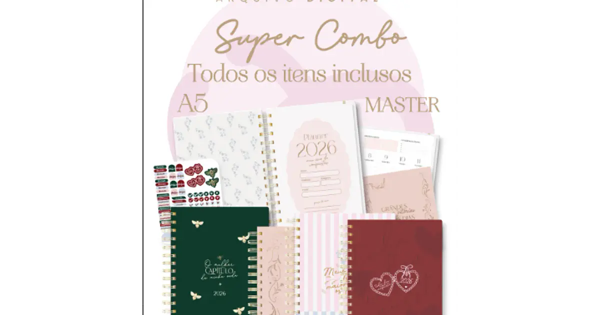 Arquivo Super Combo Planners e Capas 2026