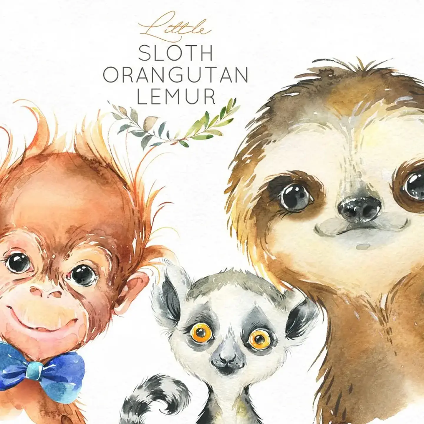Kit Digital Animais Da Selva 1