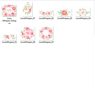 Kit Digital Flores Romanticas