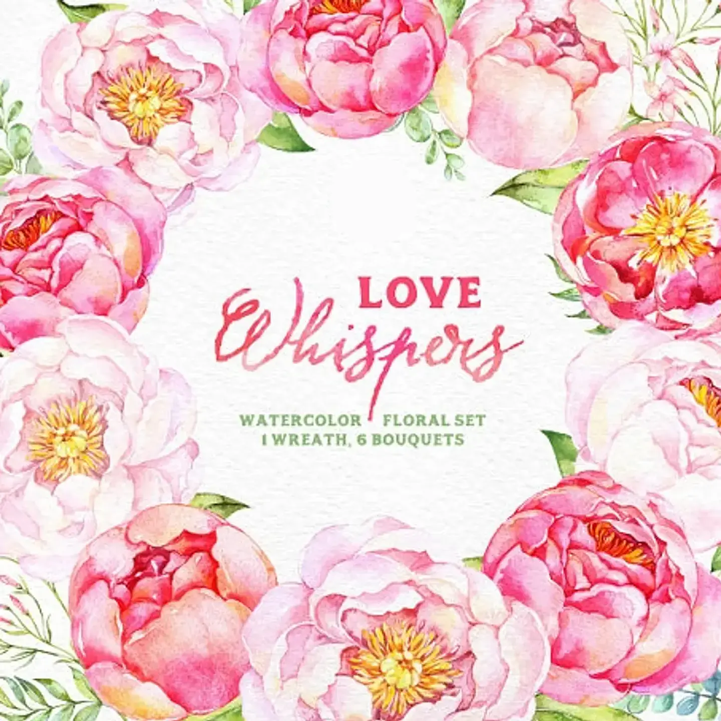 Kit Digital Flores Romanticas 1