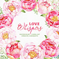 Kit Digital Flores Romanticas - Thumbnail 1