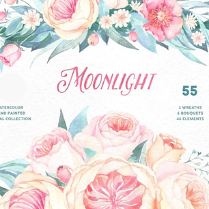 Kit Digital Flores Luar