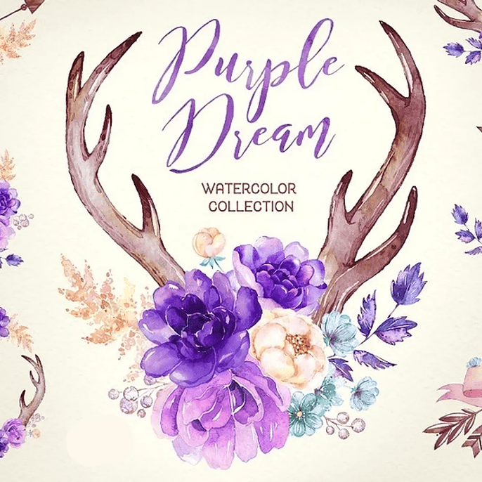 Kit Digital Sonho Roxo 1