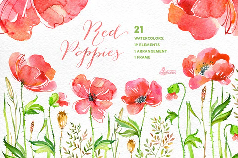 Kit Digital Flores Rosas