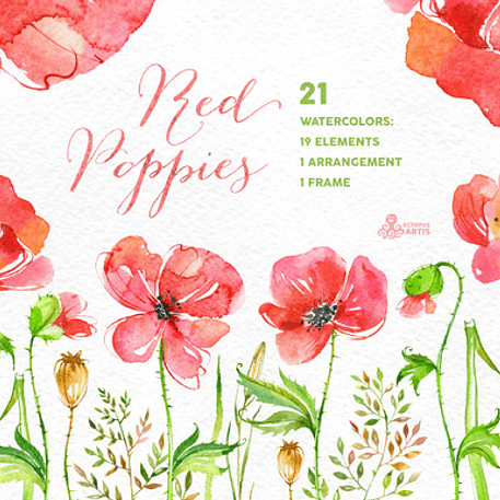 Kit Digital Flores Rosas 1