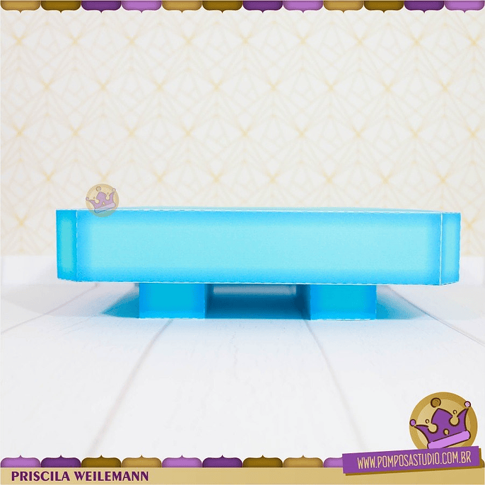 Arquivo de Corte Suporte Bandeja Retangular 1