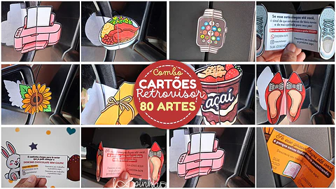 Arquivo Card Retrovisor Combo - 80 ARTES