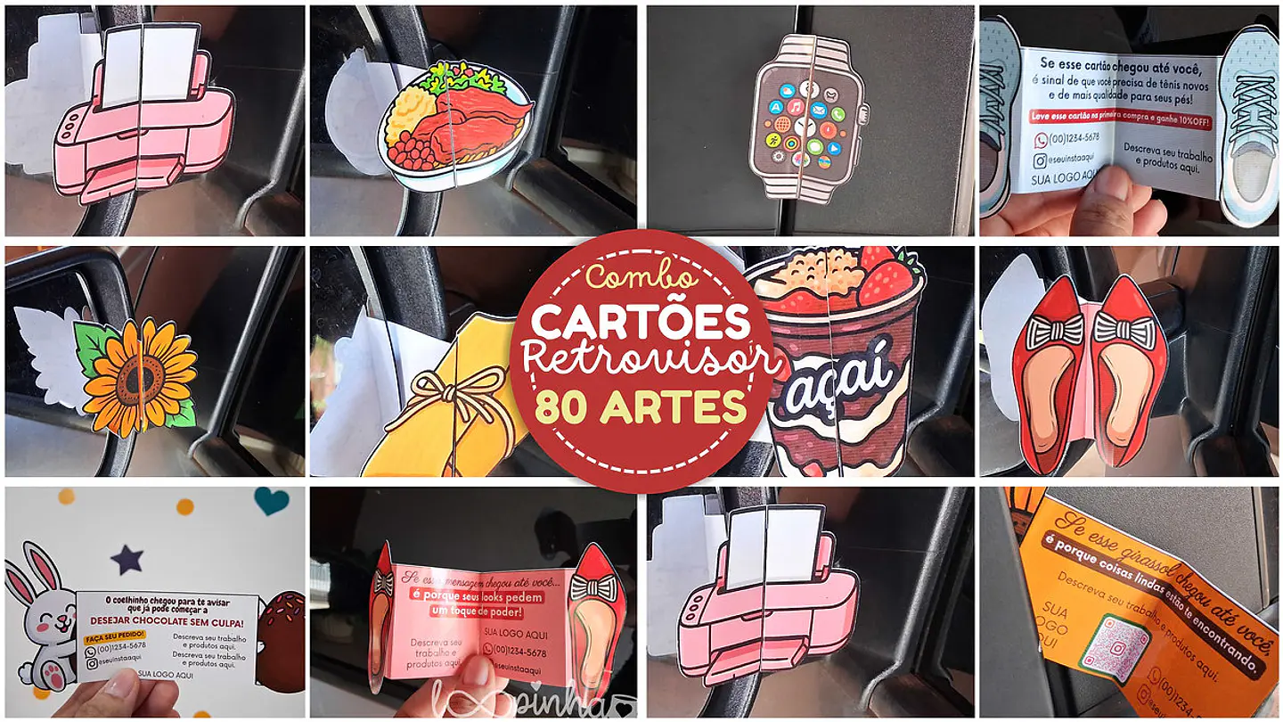 Arquivo Card Retrovisor Combo - 80 ARTES 1