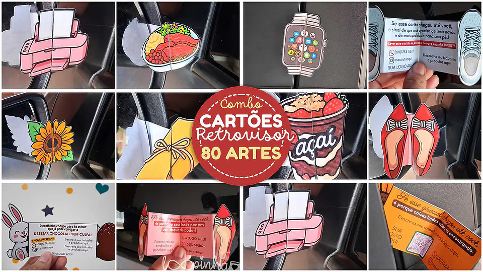 Arquivo Card Retrovisor Combo - 80 ARTES 1