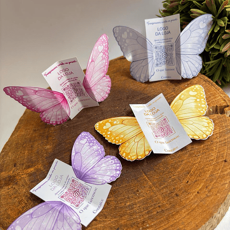 Arquivo Card Retrovisor FLOR - BORBOLETA - LAÇOS 2