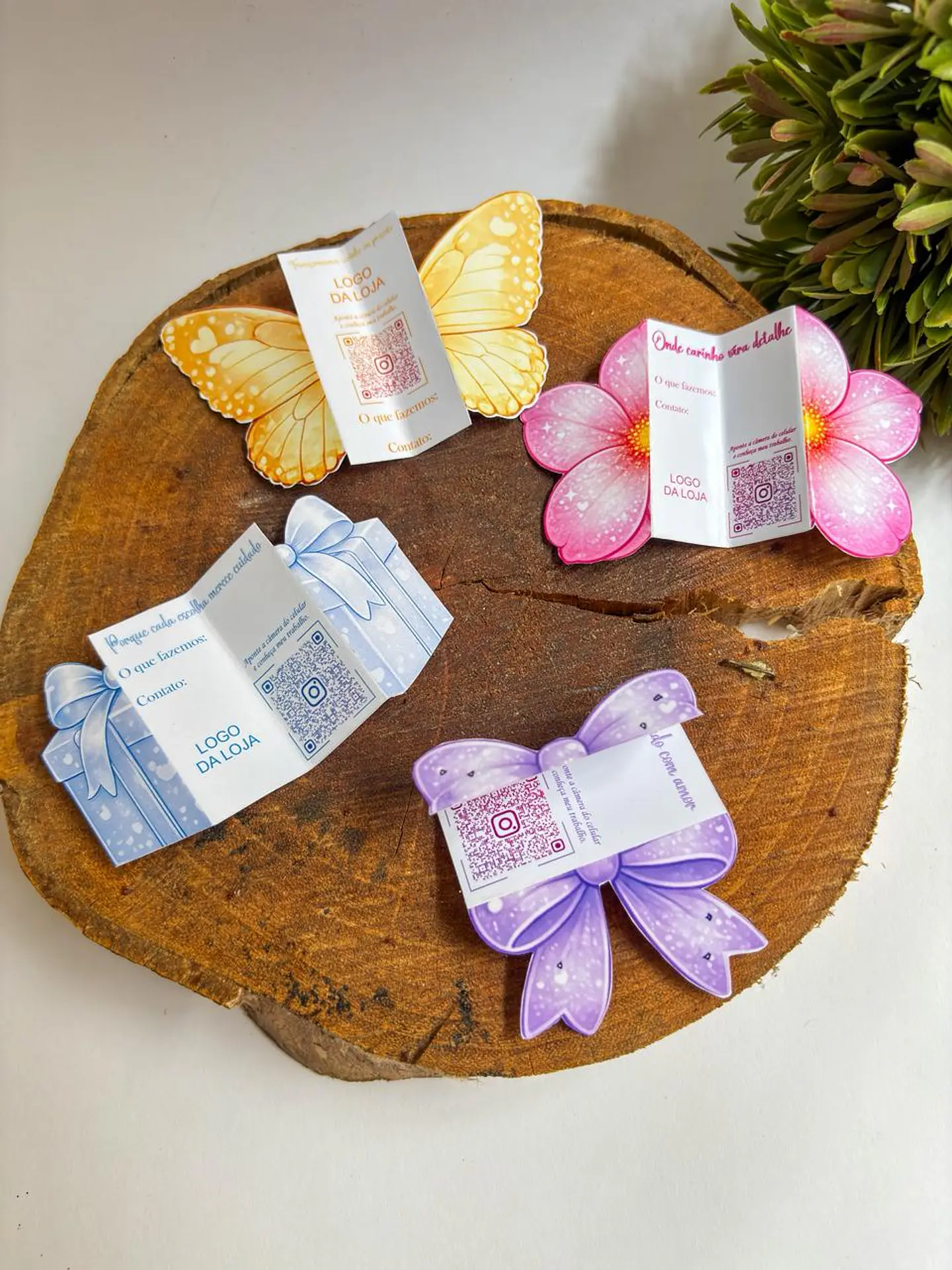 Arquivo Card Retrovisor FLOR - BORBOLETA - LAÇOS 4