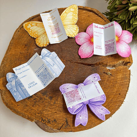 Arquivo Card Retrovisor FLOR - BORBOLETA - LAÇOS 4