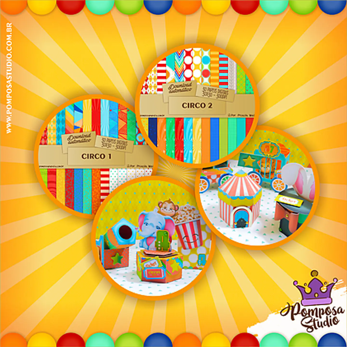 Arquivo de Corte Combo Circo 1