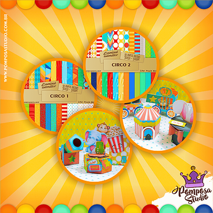Arquivo de Corte Combo Circo 1