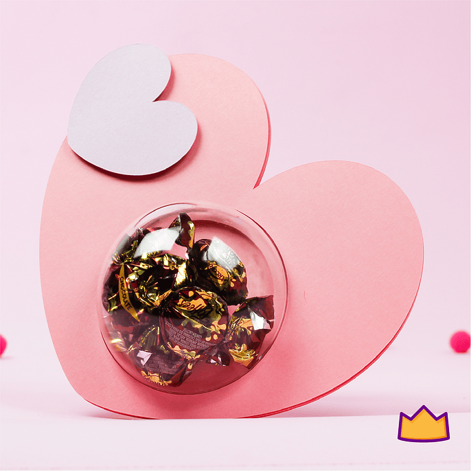 Arquivo de Corte Cúpula Doces Coração 1