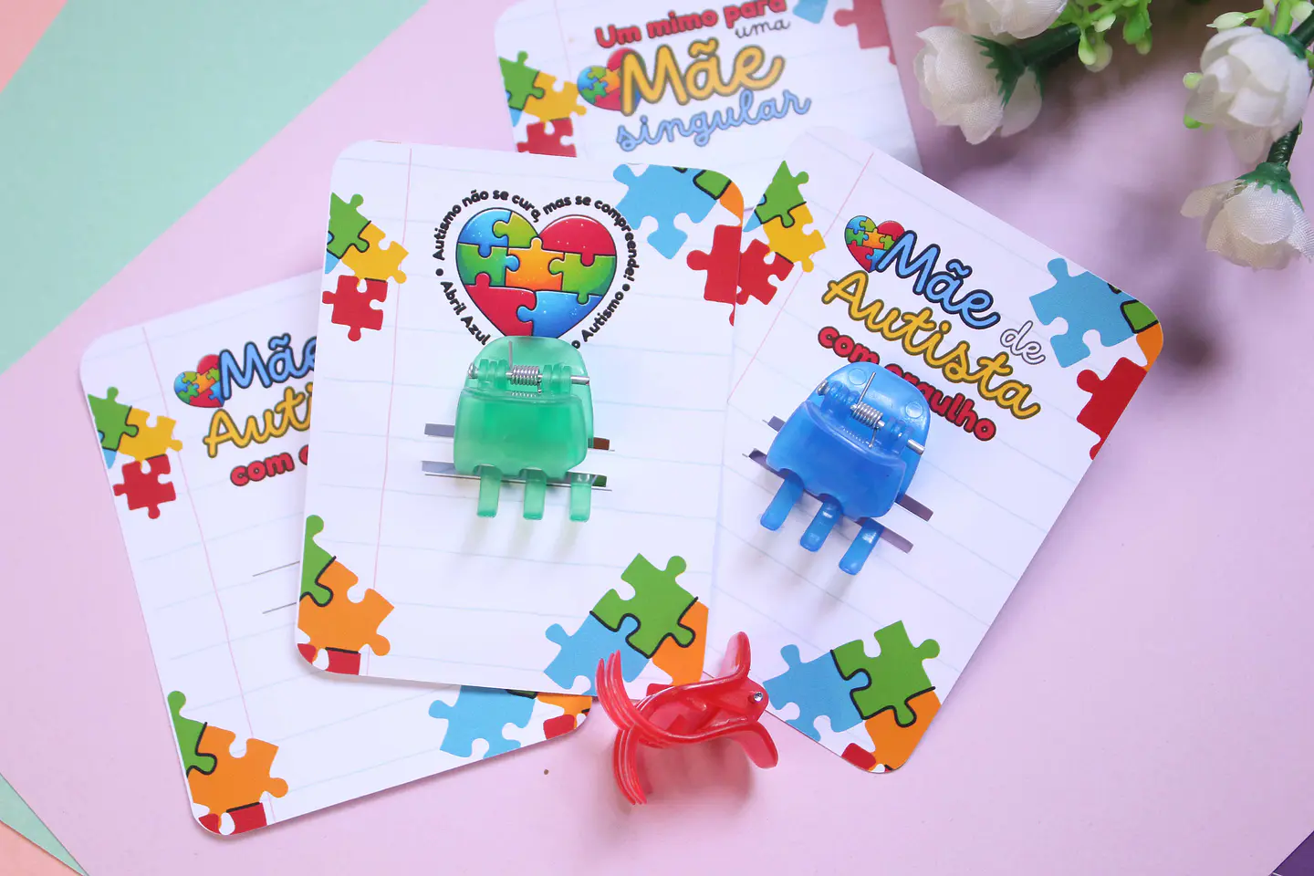 Arquivo Abril Azul Autismo Card Piranha ou Presilha - loopinha 1
