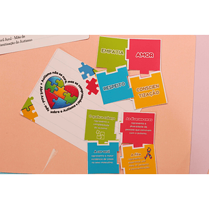 Arquivo Abril Azul Autismo Card Quebra Cabeça - loopinha