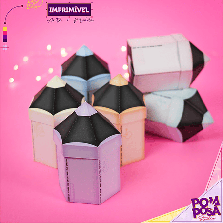 Arquivo de Corte PS - Caixa Lapis 1