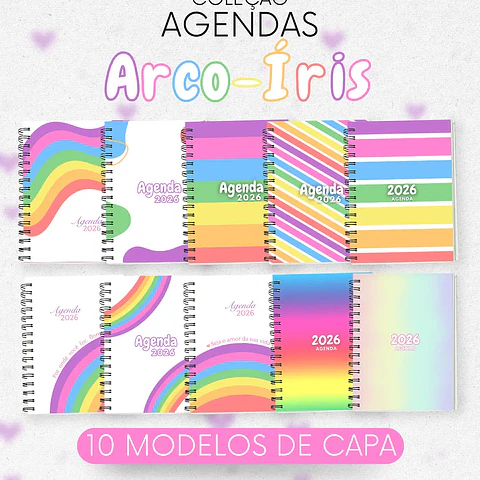 Arquivo Coleção Agendas Arco-Íris 2026 - Madi