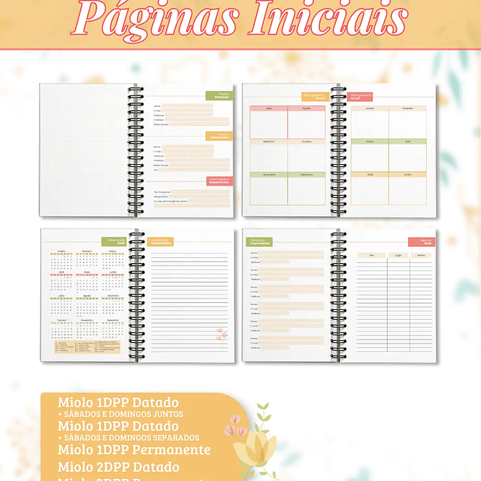 Arquivo Coleção Agendas Florais - Madi 3