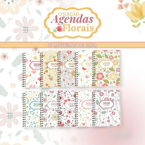 Arquivo Coleção Agendas Florais - Madi