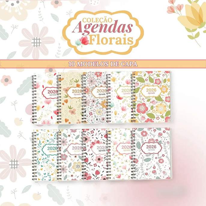 Arquivo Coleção Agendas Florais - Madi 1