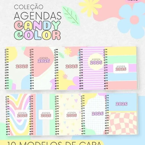 Arquivo Coleção Agenda Candy Color - Madi