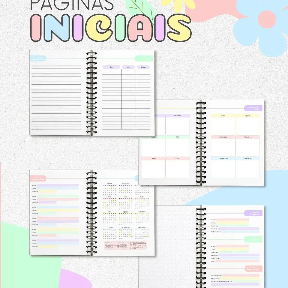 Arquivo Coleção Agenda Candy Color - Madi 2