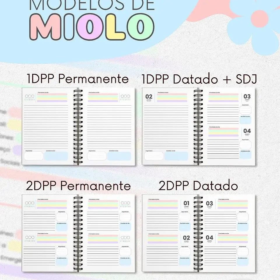 Arquivo Coleção Agenda Candy Color - Madi 3