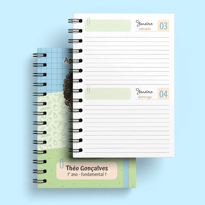 Arquivo Agenda Escolar Datada 1DPP + 2DPP 2026/2027 2