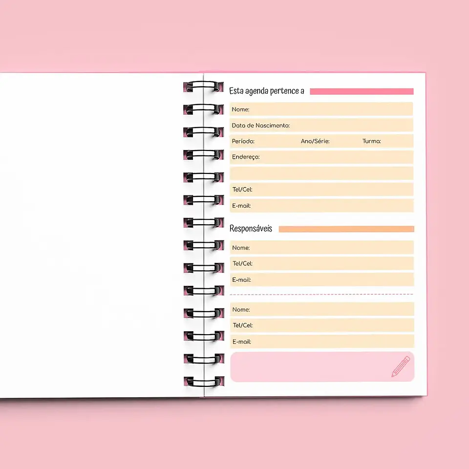 Arquivo Agenda Escolar Sem Data 1DPP + 2DPP 2026/2027 17