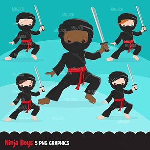 Kit Digital Ninjas Menino
