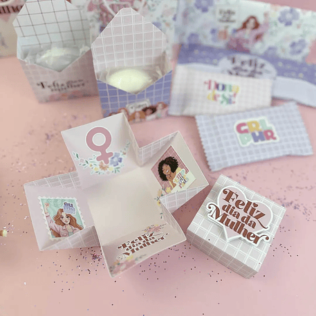 Arquivo Dia da Mulher Flor de Maria Printables  3