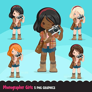 Kit Digital Fotografa Menina