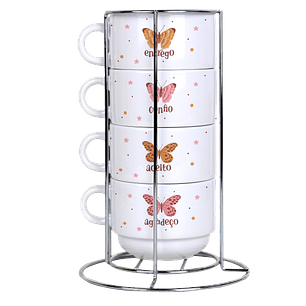 Arquivo Torre de Xícaras Borboletas