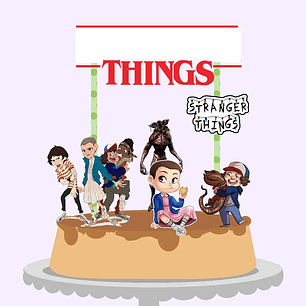 Arquivo Topo de Bolo Stranger Things