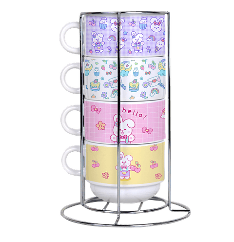 Arquivo Torre de Xícaras Coelhinhos