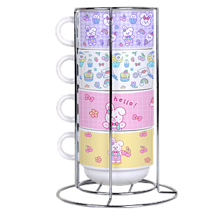 Arquivo Torre de Xícaras Coelhinhos