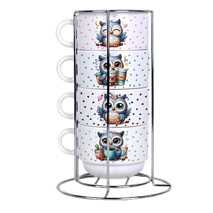 Arquivo Torre de Xícaras Corujinhas