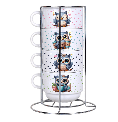 Arquivo Torre de Xícaras Corujinhas