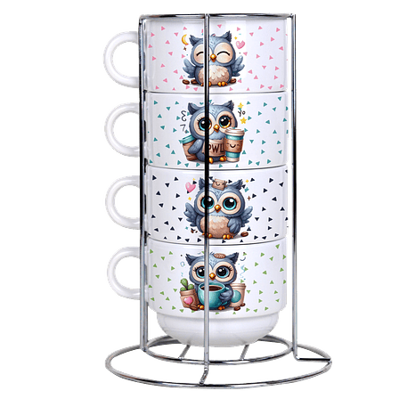 Arquivo Torre de Xícaras Corujinhas 1