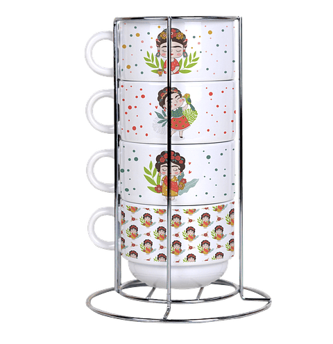 Arquivo Torre de Xícaras Frida Kahlo