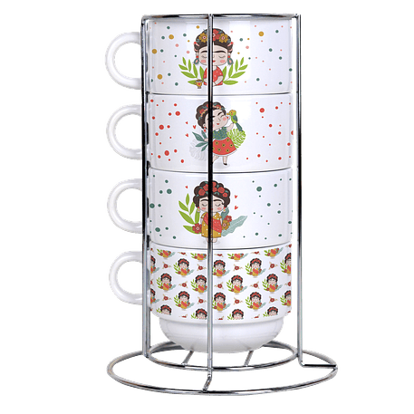 Arquivo Torre de Xícaras Frida Kahlo 1