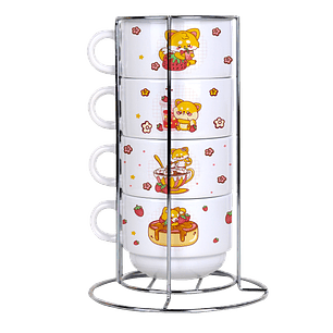 Arquivo Torre de Xícaras Gatinhos