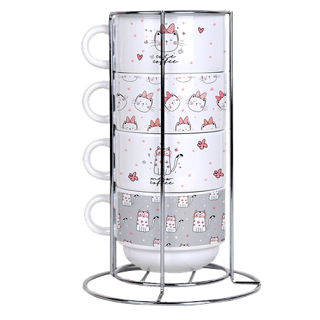 Arquivo Torre de Xícaras Gatos 1